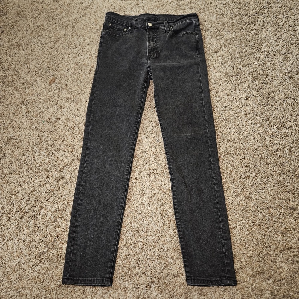 Frye Jeans Womens Skinny Jeans Gray/Black Size 28 Ankle Cropped Pants Biker
